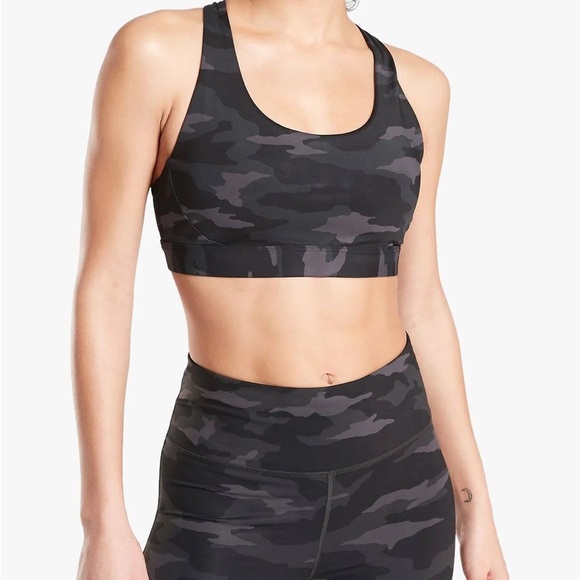 Athleta 2X Camo Sports Bra - Picture 1 of 7